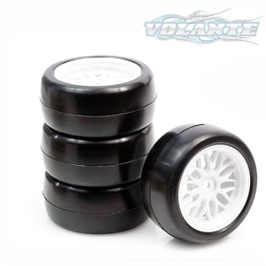 VMI-PG036R  Mini 36R Rubber Slick Tire Pre-glued 4pcs (0 Off set)