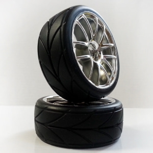(02020) 1/10용 12mm Hex Wheel  / Fire Tire 26mm(2pcs/bag)타이어 세트 / 본딩완료!!