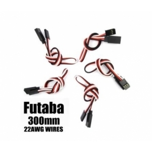 EA-007-5 Futaba Extension with 22 AWG heavy wires 300mm 5pcs