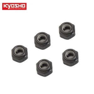 KY1-N3033NA-GM Nut(M3x3.3)Nylon(Aluminum/Gunmetal/5pcs)
