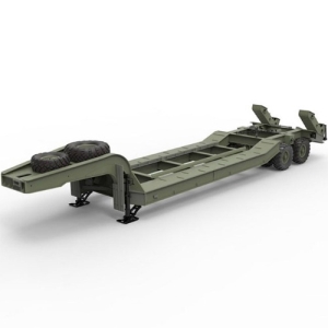 90100034 1/12 T247 Flatbed &quot;Lowboy&quot; Trailer kit (for BC8 Mammoth 8x8 Military Truck)
