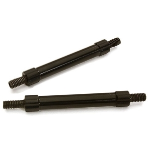 C28876BLACK Billet Machined 40mm Aluminum Linkages (2) M4 Threaded for 1/10 Scale Crawler