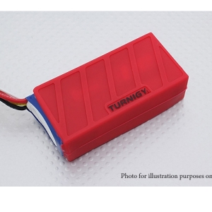 (리포보호) Turnigy Soft Silicone Lipo Battery Protector (Red) / 1000 - 1300mah 3S