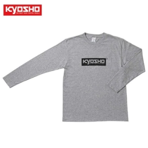 KYKOS-LTS01GY-L KYOSHO Box Logo Long T-shirt(Gray/L)