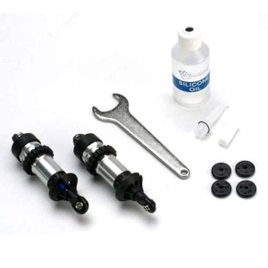 AX5460 Shocks, GTR aluminum (assembled) (2) (without springs)