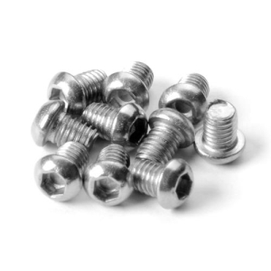 902303 HEX SCREW SH M3x4 SMALL HEAD - STAINLESS (10)