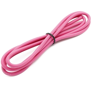 (하이 퀄리티 와이어) Turnigy High Quality 14AWG Silicone Wire 1m (Pink)