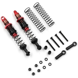 DDC-090RD [2개입] Desert Cobra Dual Spring Damper Pair Red for 1/10 RC Offroad