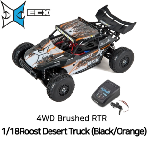 1/18th Roost 4WD Desert Truck Black/Orange RTR[루스트 데저트버기] Hybrid MINI충전기 포함