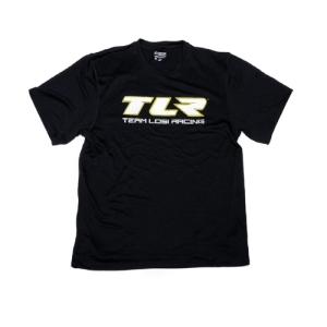 TLR0500S Team Losi Racing &quot;TLR&quot; Moisture Wicking Shirt (Black) (S)&amp;nbsp;&amp;nbsp;