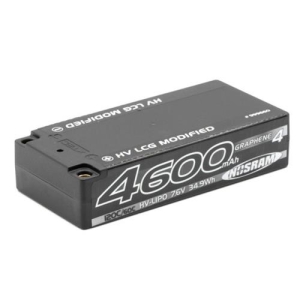 999660 NOSRAM HV LCG Modified Shorty GRAPHENE-4 4600mAh Hardcase battery - 7.6V LiPo - 120C/60C