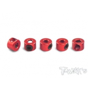 TA-041R Aluminum Anti-Roll Bar Collar 5 pcs(Red)