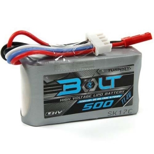9210000153-0 Turnigy Bolt 500mAh 3S 11.4V 65~130C High Voltage Lipoly Pack (LiHV)