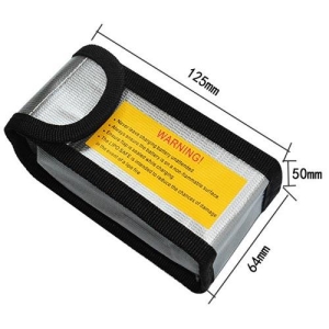 (리포 세이프 백) Lipo Battery Safe Bag (64*50*125mm)