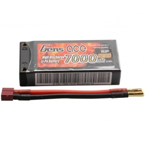 GA-B-50C-7000-1S2P-HardCase-11 GENS ACE 7000mAh 1S 50C~100C Hard Case Lipo Battery (레이스 스펙/하드케이스/ROAR 승인)