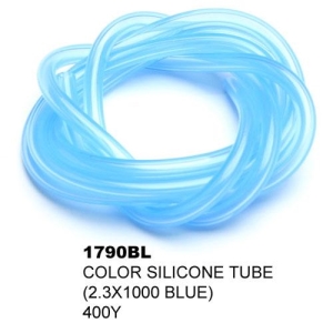 KY96183BL Color Silicone Tube (2.3 x 1000/ blue)