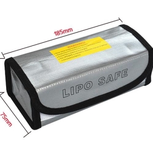 (리포 세이프백) Fire Retardant LiPoly Battery Bag (185*75*60MM)