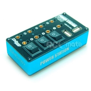 MM-PSPB Power Station Pro Multi Distributor (Blue) / With 2A Two USB Charging port