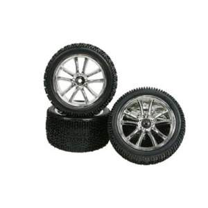 WH-18/SI 5 Spoke Tyre and Rim Set For Lazer ZX-05 - Silver