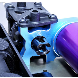 H407 BRUSHLESS CONVERSION KIT FOR HOT BODIES D8+16T GEAR