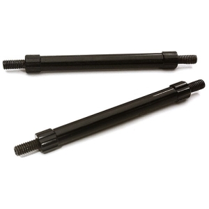 C28880BLACK Billet Machined 60mm Aluminum Linkages (2) M4 Threaded for 1/10 Scale Crawler