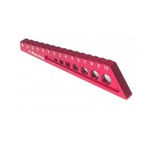 ST-004/R Chassis Droop Gauge -4 to 10mm - Red Color