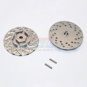 SCX2006/DISK-GS Aluminum Front/Rear Wheel Hex Claw +3mm w/Brake Disk