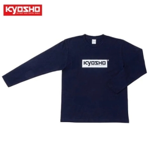 KYKOS-LTS01NV-L KYOSHO Box Logo Long T-shirt(Navy/L)