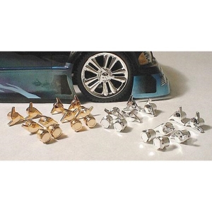 80814 Gold Wheel Nuts &amp; Knock-Offs