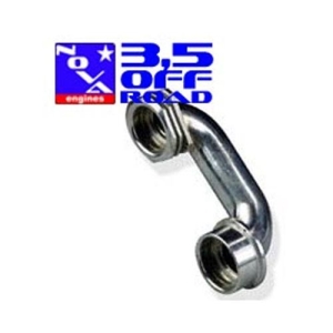 SHORT POLOSHED MANIFOLD for 3.5/4.66cc OFF-ROAD