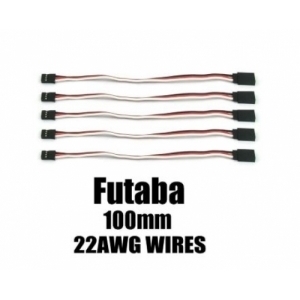 EA-003-5 Futaba Extension with 22 AWG heavy wires 100mm 5pcs
