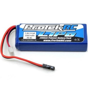 (엑스레이, 무겐, 어소시)PTK-5196 ProTek RC LiPo Receiver Battery Pack (7.4V/2300mAh) (Mugen/AE/XRAY)