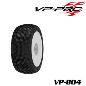 VP-804U-M4-RW (1:8 버기 타이어+휠)경기용 VP-804U Turbo Trax Evo M4 RW Rubber Tyre 한봉지 2개포함