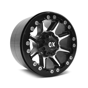 R30451 2.2 CN16 Aluminum beadlock wheels (Black) (4)