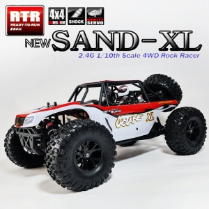 New Sand XL Rock Racer RTR-신형(뉴샌드XL 블랙) 변속시 세팅시 드레그 브레이크 모드지원 입문용 rc카 전동 무선 자동차 몬스터