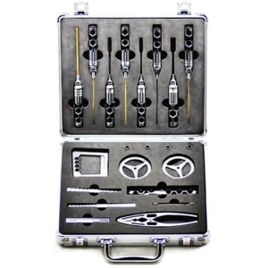 AM-199421 ARROW MAX Honeycomb Toolset For 1/10 EP (17pcs) with Alu Case (메탈 케이스 포함)