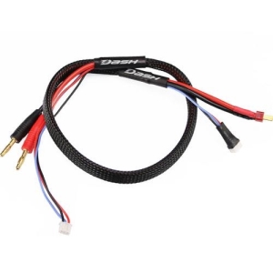DA-771006 (딘스) Battery Charging Extension Harness - Deans Connector W/Balance Connector