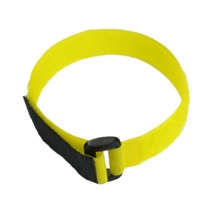 70203Y Yellow Hook and Loop Velcro Tie - 300mm