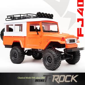 2.4G 1:12 mini trock 4WD Rc Car rock Vehicle Truck (미니 티락 FJ40) 오렌지