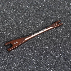 KOS13235 Steel Turnbuckle Wrench (3.2mm &amp; 5.5mm) (For Associated Cars &amp; 3mm Nut)