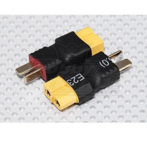 258000017 Turnigy T-Connector to XT60 Battery Adapter Lead (2pc)