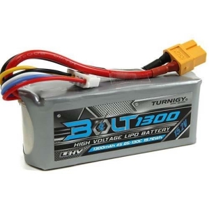 9210000159-0 Turnigy Bolt 1300mAh 4S 15.2V 65~130C High Voltage Lipoly Pack (LiHV)