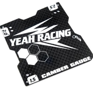 YT-0176 Graphite Lightweight Camber Gauge 1.5, 2 and 2.5 Deg For 1/10 Touring Car M Chassis