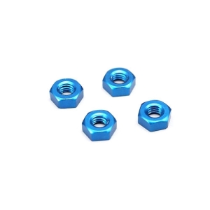 ZC-N3APB Aluminum Nut (Blue) 3mm