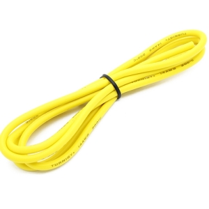(하이 퀄리티 와이어) Turnigy High Quality 14AWG Silicone Wire 1m (Yellow)