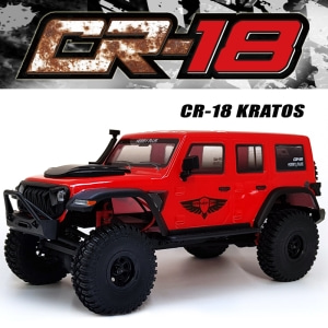 (특가) 2.4G 1:18 CR-18 4WD Rc Car rock Vehicle Truck (CR-18 KRATOS) 레드