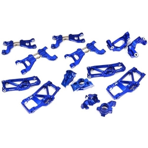C29368BLUE Billet Machined Suspension Kit for Traxxas 1/10 Maxx Truck 4S