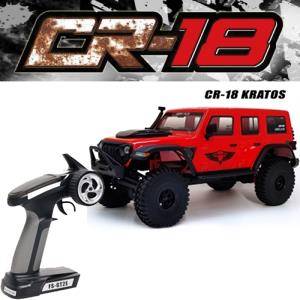 (특가) 2.4G 1:18 CR-18 4WD Rc Car rock Vehicle Truck (CR-18 KRATOS) 레드 RTR