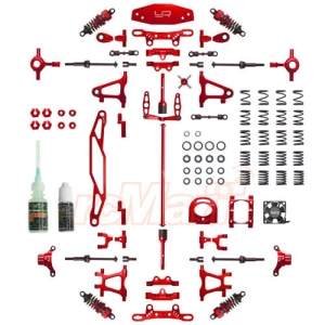 [#CK-TT02RD] Aluminum Conversion Kit For Tamiya TT02 (Red