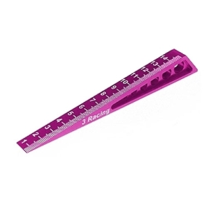 ST-005/PK ST-005/PK Chassis Ride Height Gauge 0-15 (Bevel) - Pink